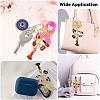 Women Bag Hat Shoes Alloy Enamel Pendant Decoration HJEW-YW00080-01-6