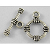 Tibetan Style Alloy Toggle Clasps X-LF0141Y-1