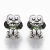 Alloy Enamel European Beads X-ENAM-N052-08-2