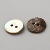 Natural Shell Buttons BUTT-WH0024-041D-2
