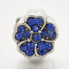 Alloy Rhinestone European Beads MPDL-Q208-068-2