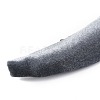 Flocking Cloth Sponge Thick Hairbands OHAR-O018-04H-3