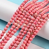 Synthetic Imperial Jasper Dyed Beads Strands G-D077-A01-02K-2