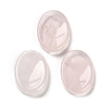 Natural Rose Quartz Oval Worry Stone G-R487-01C-1