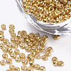 Plated Glass Seed Beads SEED-Q025-2mm-D01-1