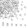 90pcs 6 Styles 925 Sterling Silver Tube Beads STER-PH0002-54-1