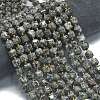 Natural Fluorescent Syenite Rock Beads Strands G-K389-A39-01-2