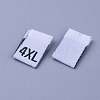 Clothing Size Labels(4XL) FIND-WH0045-E01-1