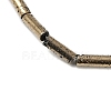 Electroplated Natural Lava Rock Beads Strands G-K388-03A-07-2