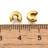 304 Stainless Steel Crimp Beads Covers STAS-P239-34G-05-3