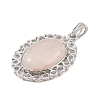 Natural Rose Quartz Pendants G-A226-03P-05-2