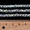 Electroplate Glass Beads Strand EGLA-J041-4mm-AB01-4