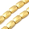 Electroplate Glass Beads Strands EGLA-F166-18G-1