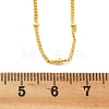 2MM Brass Satellite Chain Necklaces for Women NJEW-D302-49G-4