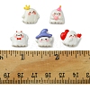 10Pcs 5 Styles Halloween Opaque Resin Decoden Cabochons CRES-FS0001-14-5