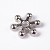 Snowflake Alloy Spacer Beads PALLOY-ZN-152-S-FF-1