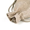 Burlap Packing Pouches Drawstring Bags ABAG-Q050-10x14-01-3