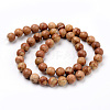 Natural Wood Lace Stone Beads Strands X-G-Q462-64-6mm-3