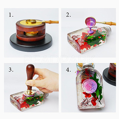Sealing Wax Particles Kits for Retro Seal Stamp DIY-CP0003-54K-1