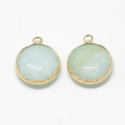 Natural Amazonite Pendants X-G-Q964-08G-1