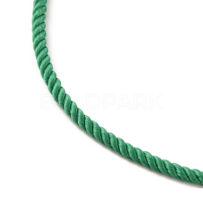 2MM Round Nylon Milan Cord Necklace Makings MAK-F038-C29-G-1