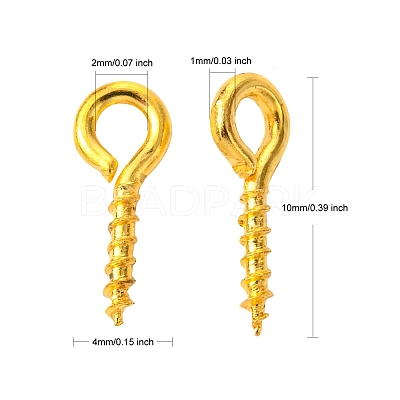 Iron Screw Eye Pin Peg Bails E562Y-G-1
