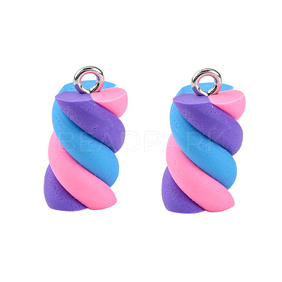 Handmade Polymer Clay Charms LS-X-CLAY-T016-83M-1