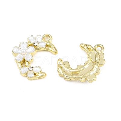 Alloy with Enamel Pendants RB-CBA1FD3-11G-01-1