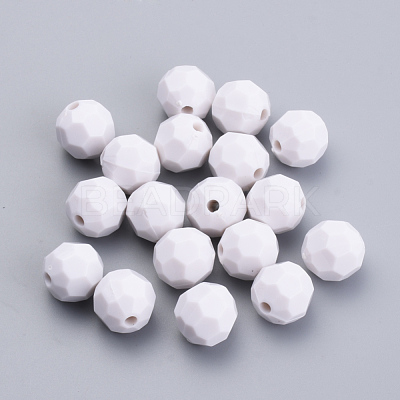 Opaque Acrylic Beads X-SACR-S300-05A-01-1
