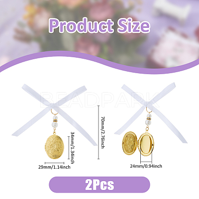 Brass Locket Pendants PALLOY-FH00051-1