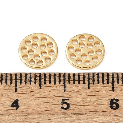 Brass Disc Multi-strand Links KK-B137-04G-1