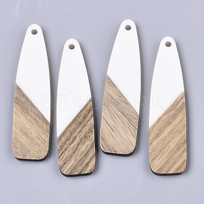 Resin & Walnut Wood Big Pendants RESI-S358-98H-1