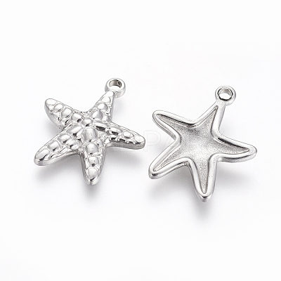 Tarnish Resistant 304 Stainless Steel Pendants STAS-I105-31P-1