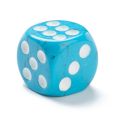Synthetic Turquoise Cabochons G-M378-02D-1