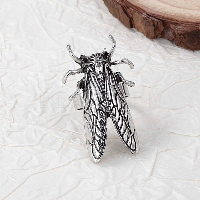 Adjustable Zinc Alloy Finger Rings FS-WG50FDE-02-1