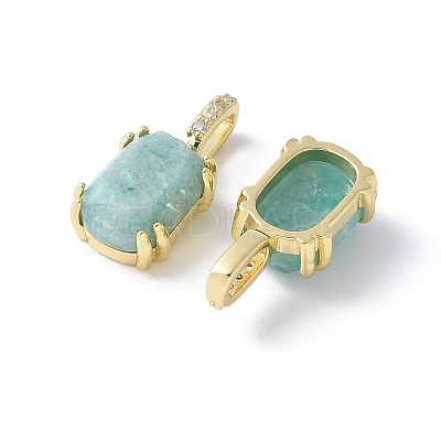 Natural Amazonite Pendants X-KK-F892-31G-01-1