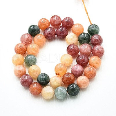 Natural Quartz Beads Strands G-N355-10mm-18-1
