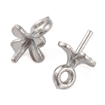 Rack Plating Brass Pendant Bails KK-Z070-22P-1