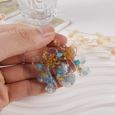 DIY Pendant Silicone Molds DIY-G091-03B-1