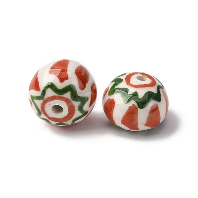 Handmade Porcelain Beads PORC-Q004-01C-1