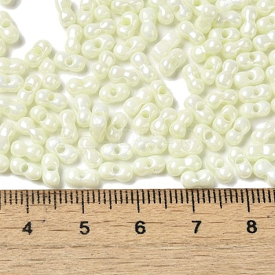 Opaque Colours Luster Glass Seed Beads SEED-B001-01A-01-1