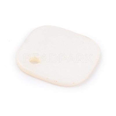 Natural Freshwater Shell Charms BSHE-B003-08-1