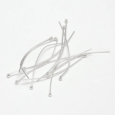 925 Sterling Silver Ball Head Pins STER-F018-03I-1