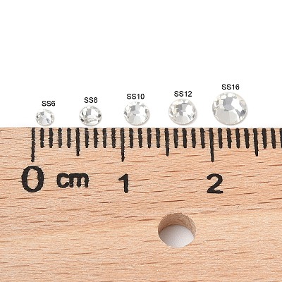Preciosa® MAXIMA Crystal No Hotfix Flatback Stones Y-PRC-NSS12-01000-1