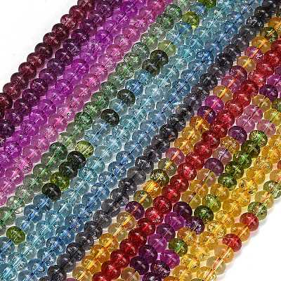 Dyed Imitation Gemstone Glass Beads Strands GL-Z001-03A-1