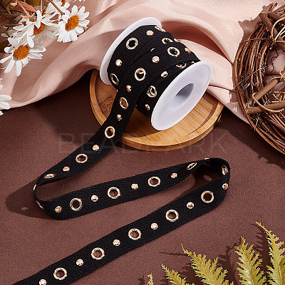 5 Yards Webbing Flat Polyester Ribbons FIND-AR0004-73B-G-1
