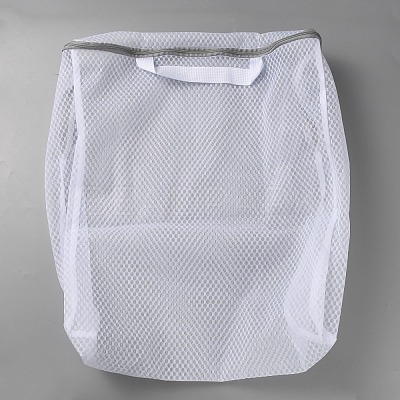 Polyester Mesh Zipper Laundry Bags with Handles ABAG-TAC0003-13C-03-1