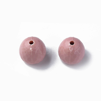 Opaque Acrylic Beads MACR-S373-10A-A14-1