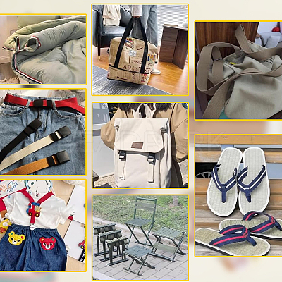 10 Yards Polycotton Ribbons OCOR-WH0070-185B-1