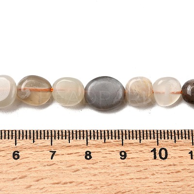 Natural Multi-Moonstone Beads Strands G-F547-06-B-1
